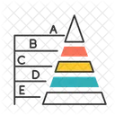 Pyramid Graph Pyramid Hierarchy Icon
