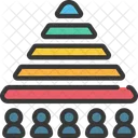 Pyramid Graph  Icon