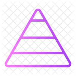 Pyramid Graphic  Icon