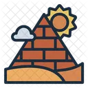 Pyramid Egypt Landscape Icon