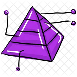Pyramid Infographic  Icon
