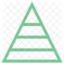 Pyramid Dimension Steps Icon