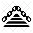 Pyramid Link Triangle Link Pyramid Chainlink Icon