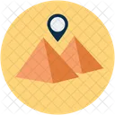 피라미드 위치  아이콘