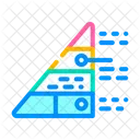 피라미드 매슬로 다이어트 피라미드 피라미드 아이콘