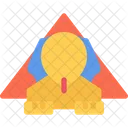 Pyramid Of Cheops Icon Vector Icon