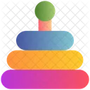 Colorful Stacking Motoric Game Icon