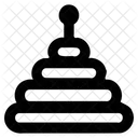 Pyramid Toy Happy Icon