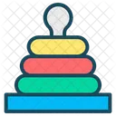 Pyramid Toy Baby Pyramid Icon