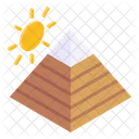 Pyramid Weather Hot Weather Hot Day Icon