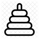 Pyramidal Game Toy Icon