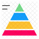 Pyramide Graphique Analyses Icon