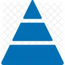 Pyramide Diagramm Bericht Symbol