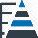 Pyramide Diagramm Bericht Symbol