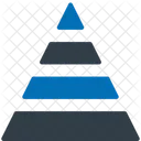 Pyramide Diagramm Bericht Symbol