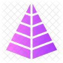 Pyramide Statistiques Infographie Icône
