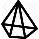 Pyramide Forme Structure Icône