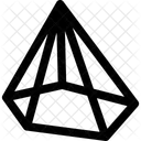 Pyramide Forme Structure Icône