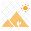 Pyramide Wuste Arabien Symbol