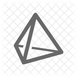 Pyramide, Geometrisch, Polygon  Symbol