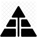 Pyramide Dreieck Wachstum Symbol