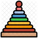 Pyramide Spielzeug Kind Symbol