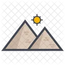 Pyramide Wahrzeichen Agyptens Dessert Symbol