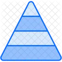 Pyramide Analytik Lager Symbol