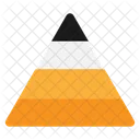 Diagramme pyramidal  Icône