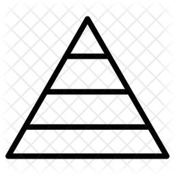 Diagramme pyramidal  Icône