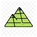 Pyramiden Von Gizeh Agypten Wahrzeichen Symbol