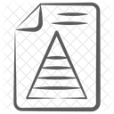 Pyramidendiagramm Statistische Analyse Geschaftsanalyse Icon