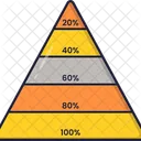 Pyramidendiagramm  Symbol