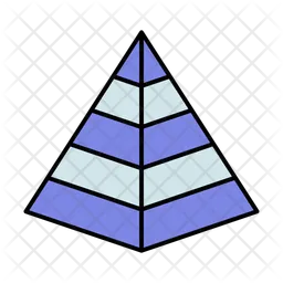 Pyramidendiagramm  Symbol