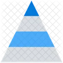 Hierarchie Verlegung Pyramide Symbol