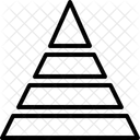 Pyramide Diagramme Dreieck Symbol