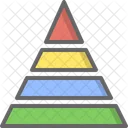 Pyramide Diagramme Dreieck Symbol