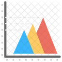 Pyramidendiagramm Grafische Darstellung Diagrammanwendung Symbol