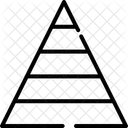 Diagramm Pyramide Symbol