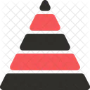 Diagramm Pyramide Symbol