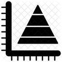 Pyramidendiagramm Pyramidengraph Datenanalyse Symbol