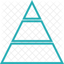 Pyramidendiagramm  Symbol