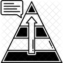 Karriere Ebene Pyramide Symbol