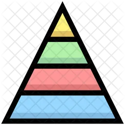 Pyramidendiagramm  Symbol