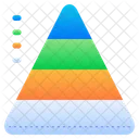 Pyramidendiagramm Pyramide Diagramm Symbol