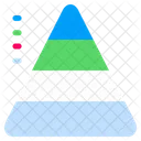 Pyramidendiagramm Pyramide Diagramm Symbol