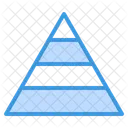 Pyramidendiagramm Symbol