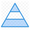 Pyramidendiagramm Symbol