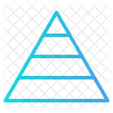 Pyramidendiagramm Symbol