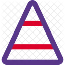 Pyramidendiagramm  Symbol